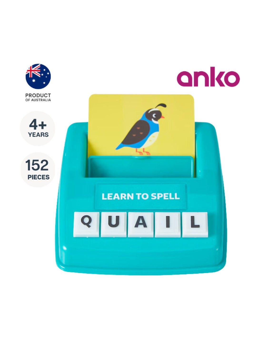 Anko Learn To Spell Letter and Object Recognition (No Color- Image 1)