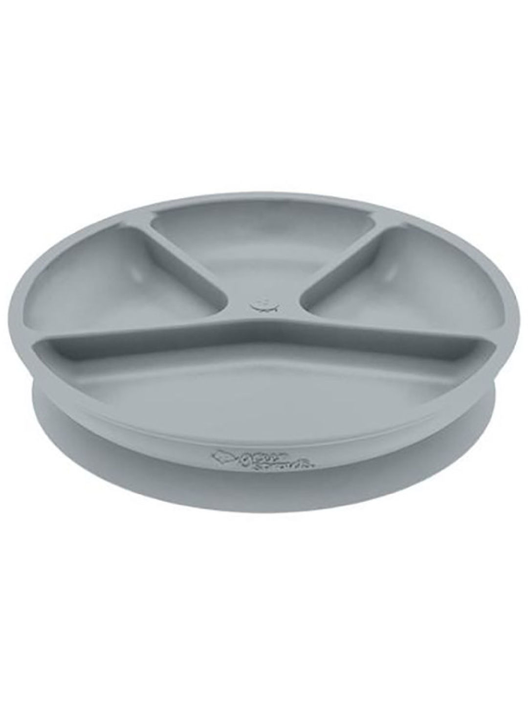 Green Sprouts Learning Plate (Grey- Image 1)