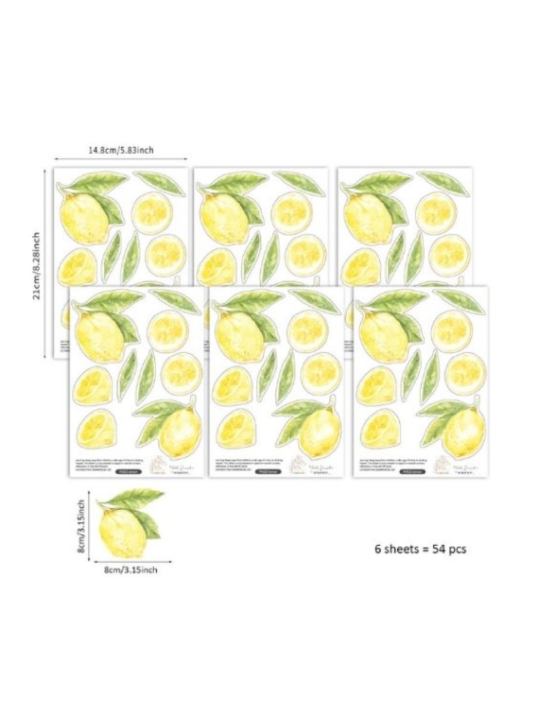 The Nurserie PH Wall Decals (Lemon- Image 1)