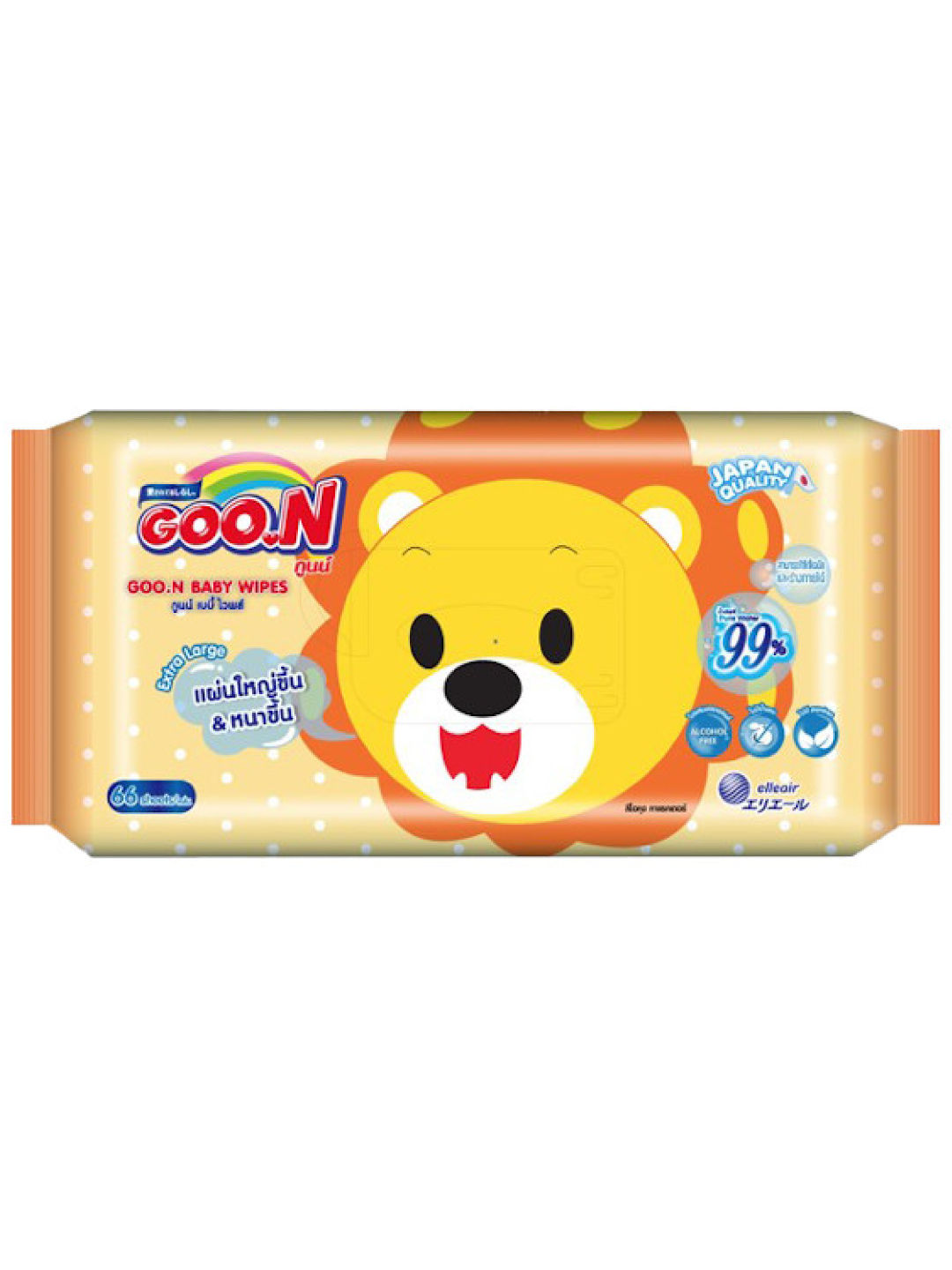 GOO.N Extra Large Baby Wipes (66s)