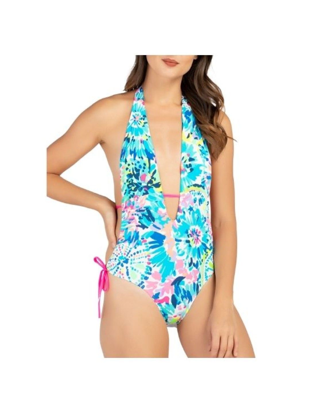 Eve's Chic Leomi Monokini (Aqua- Image 3)