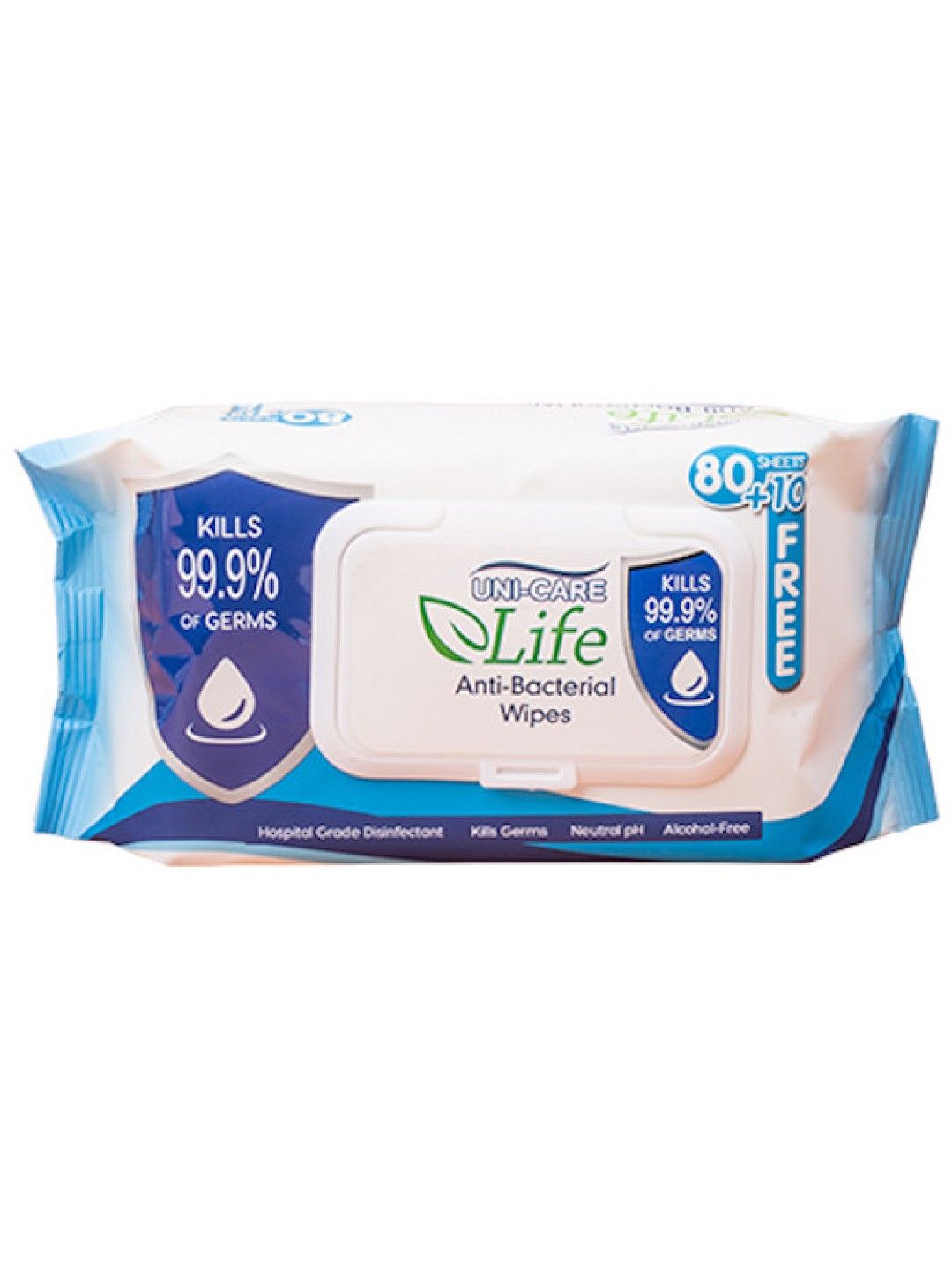 Uni-care Life Anti-Bacterial Wipes (90s) | edamama