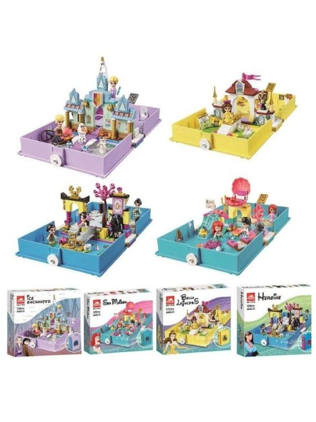 Hungry Hippo PH Princess Disney Building Blocks (aRIEL- Image 2)