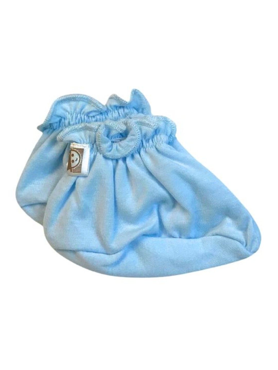 Lipton Baby Garments Garterized Baby Booties (3 pairs) (Light Blue- Image 2)