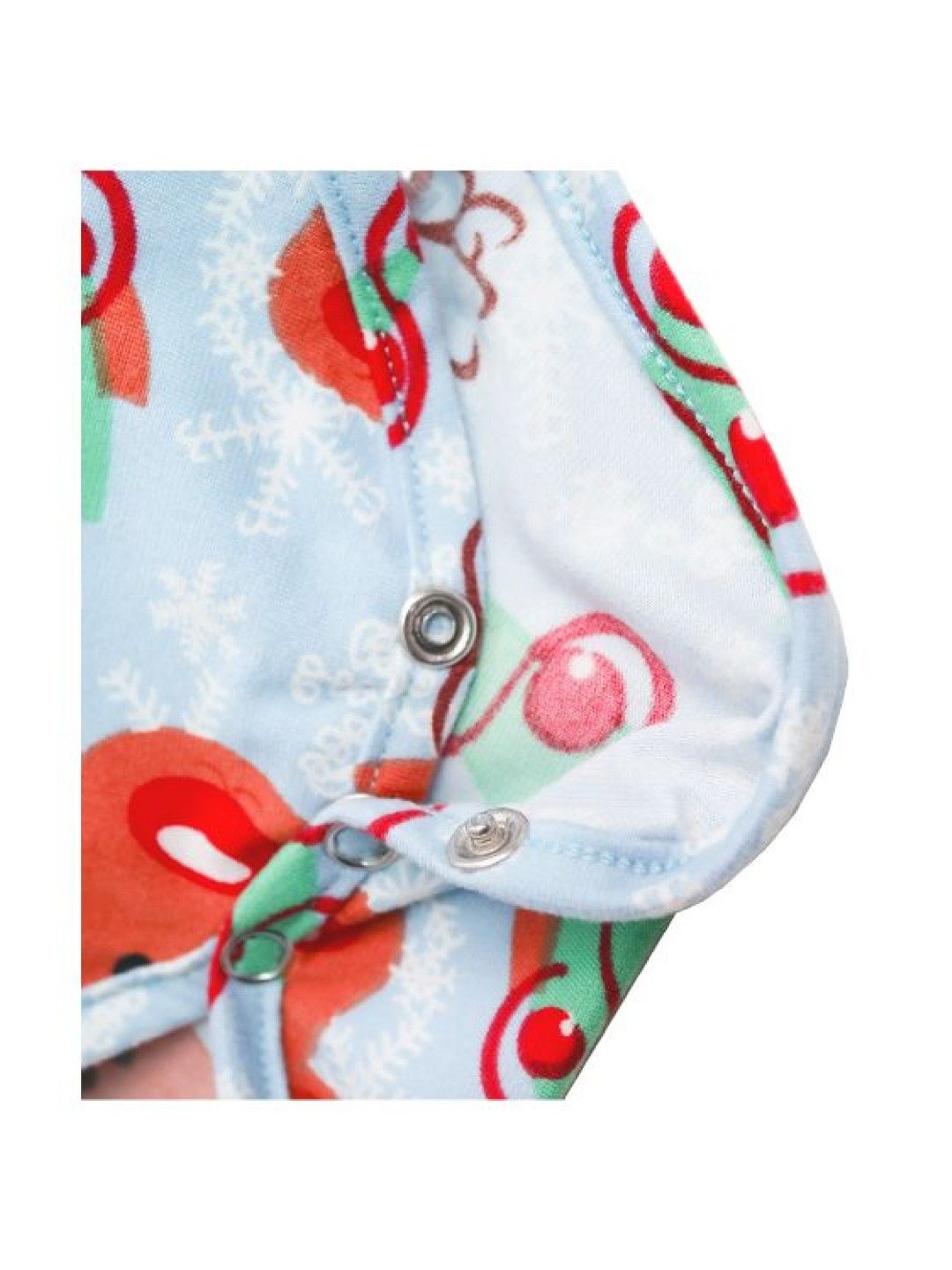 bean fashion Merry Jammies Fullprint Baby Boy Onesie (Light Blue- Image 4)