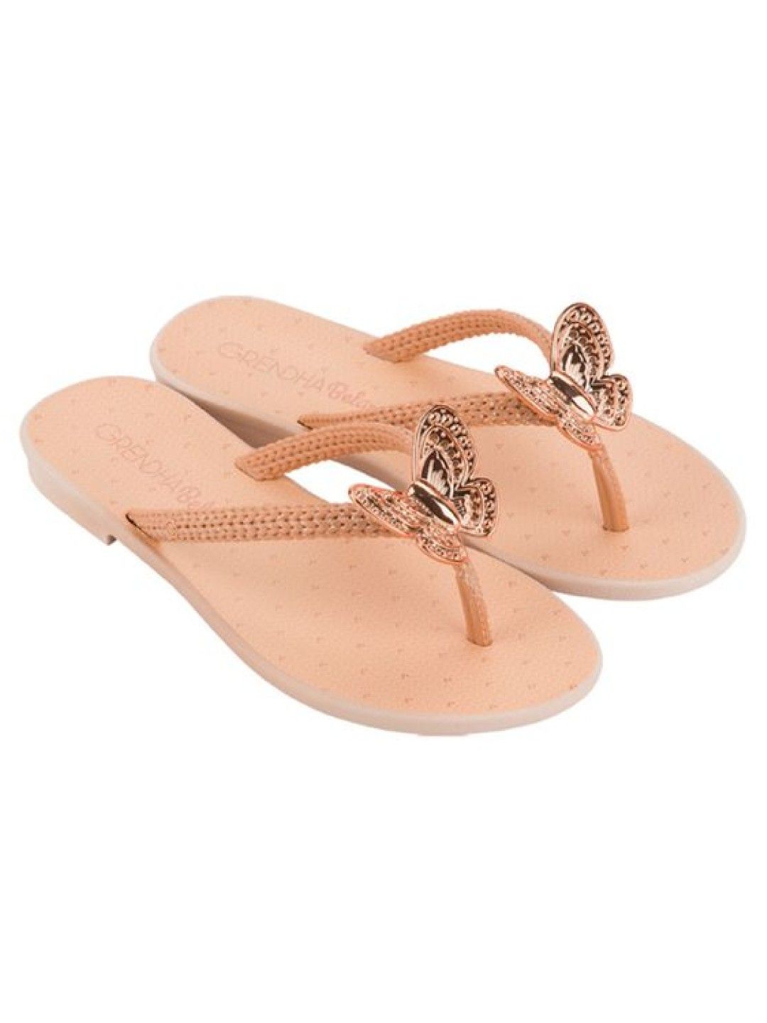 Grendha Bela Cacau Thong Kids Sandals (Light Brown- Image 2)