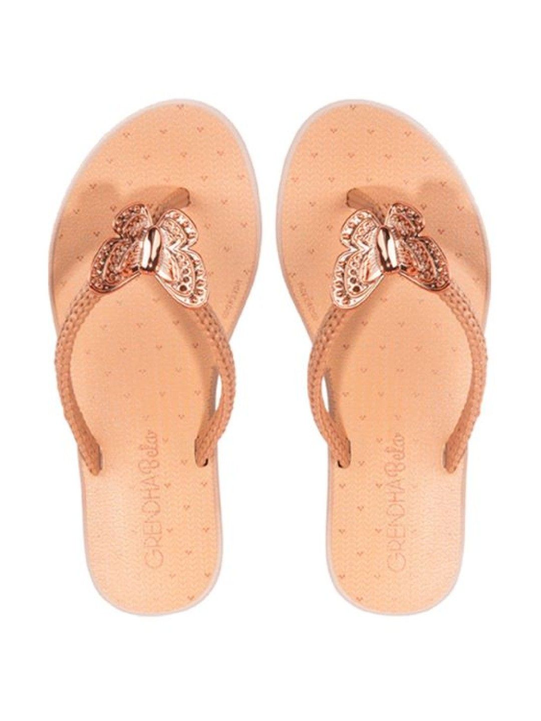 Grendha Bela Cacau Thong Kids Sandals (Light Brown- Image 1)