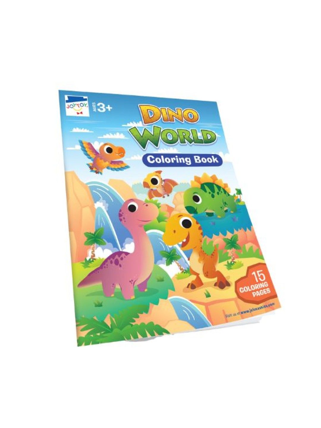 Joytoy Dino World Coloring Book (No Color- Image 1)