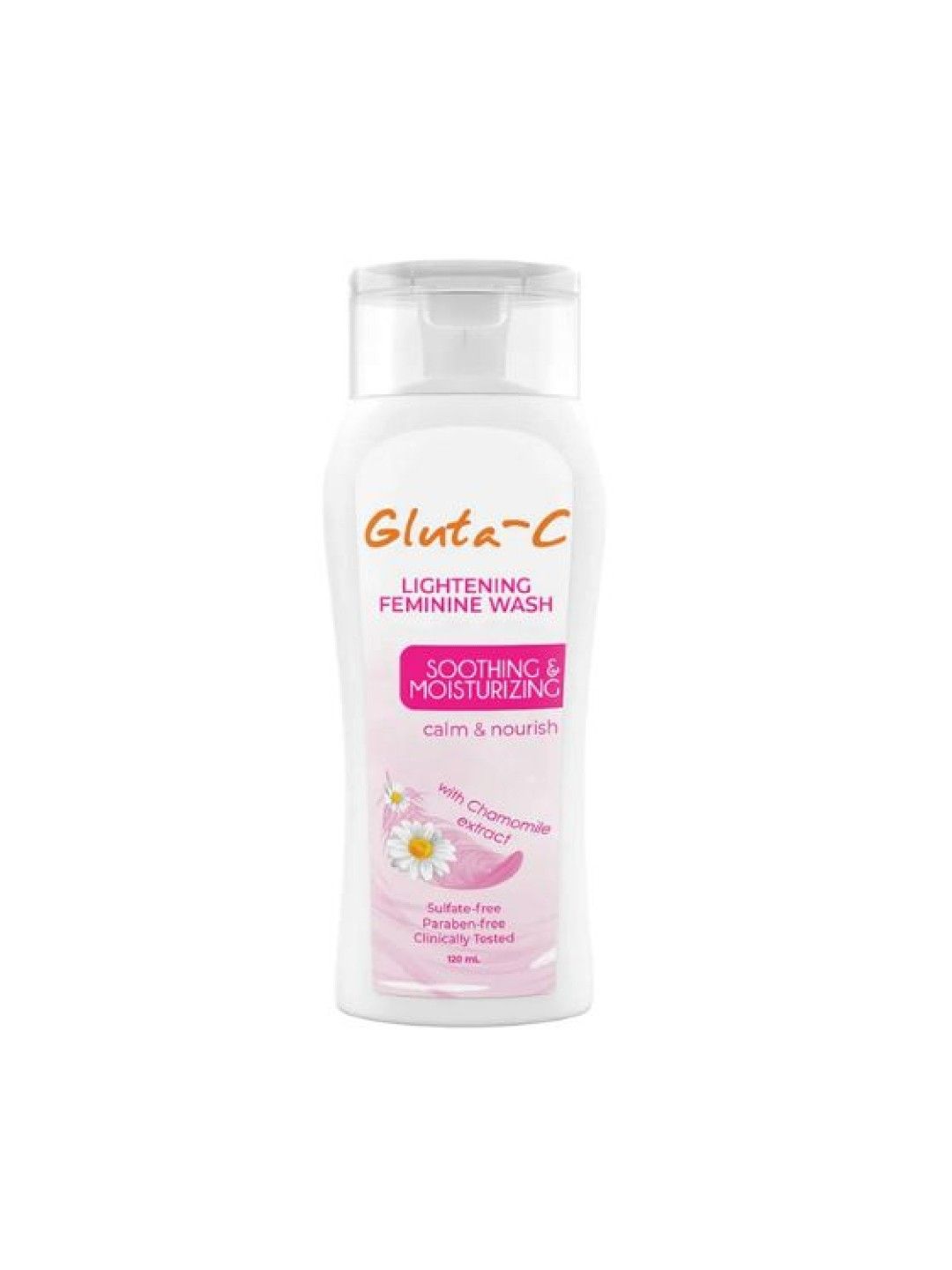 Gluta-C Lightening Feminine Wash - Soothing and Calming (120ml) (No Color- Image 1)