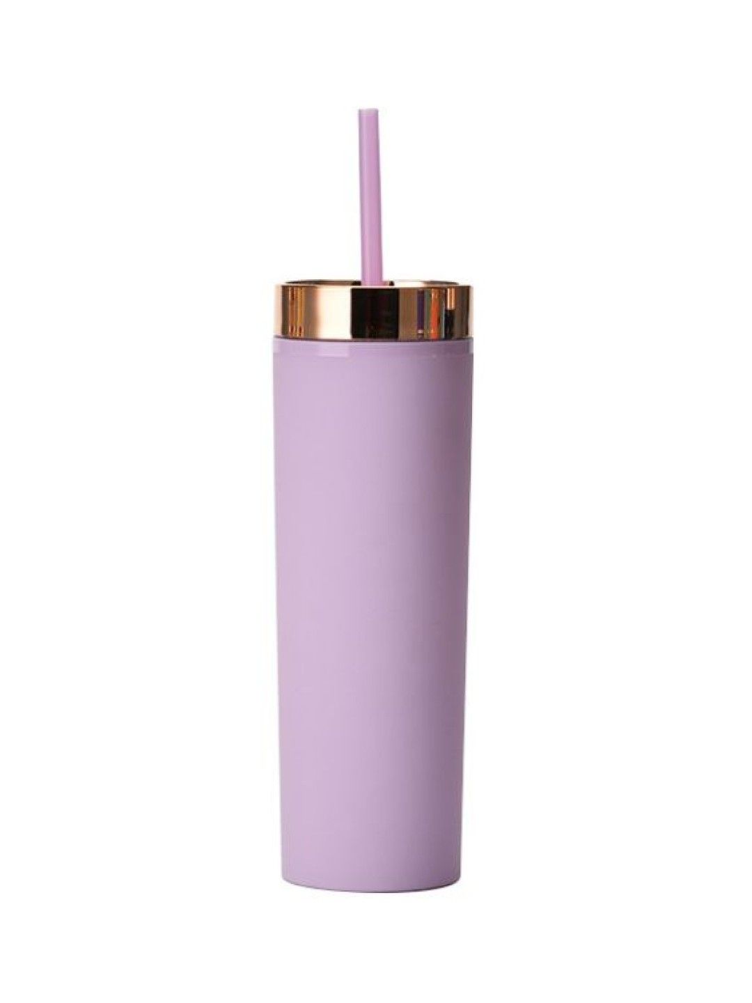 Scenti Stylish Tumbler with Rose Gold Accent with Straw