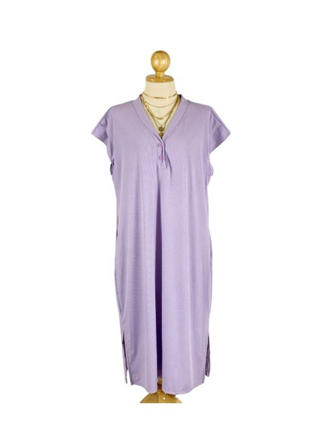 Mama Brand PH Batwing Button Breastfeeding Maxi Dress