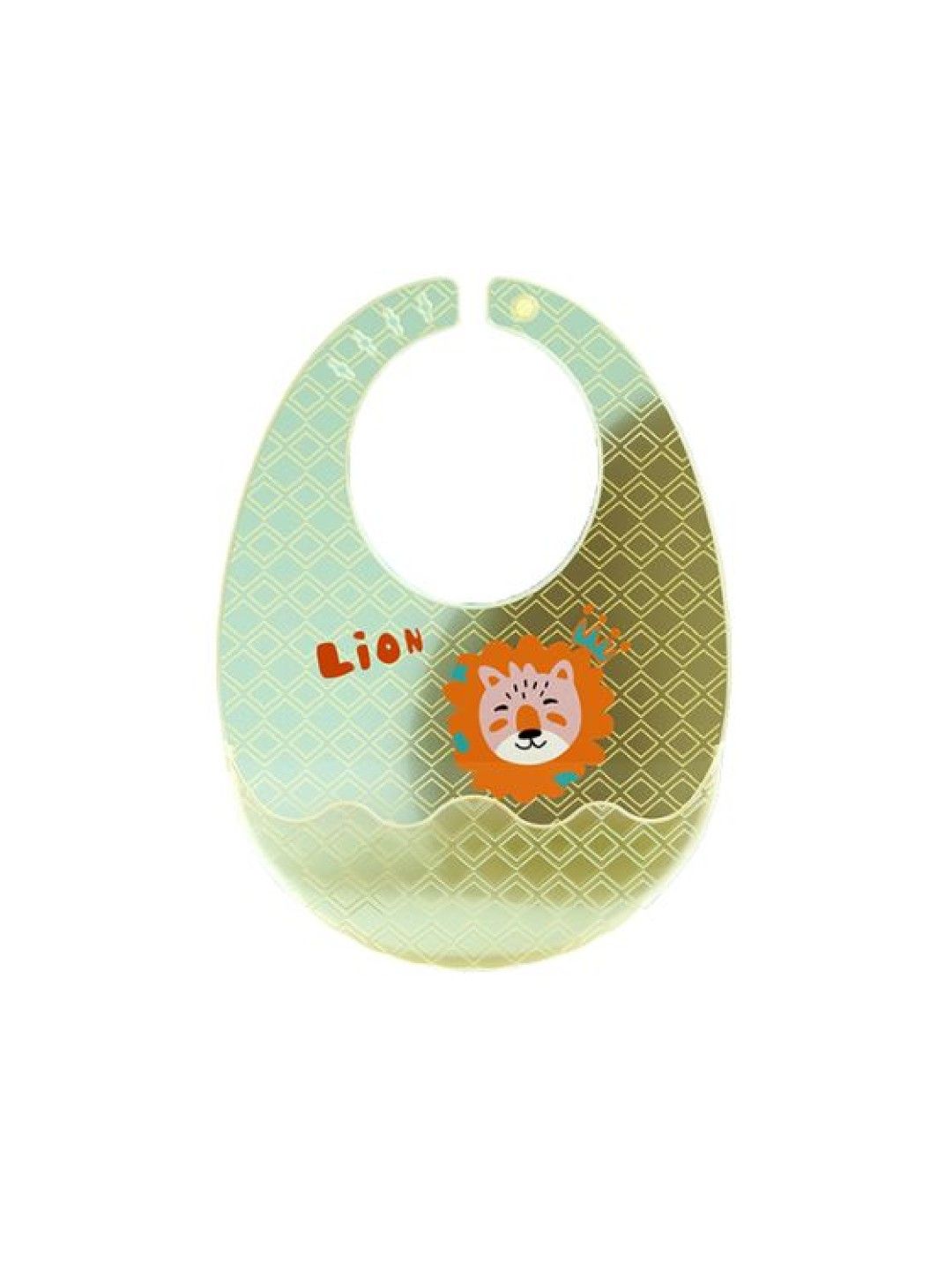 BabyPro Silicone Soft Ultra-Thin Bibs (Lion- Image 1)