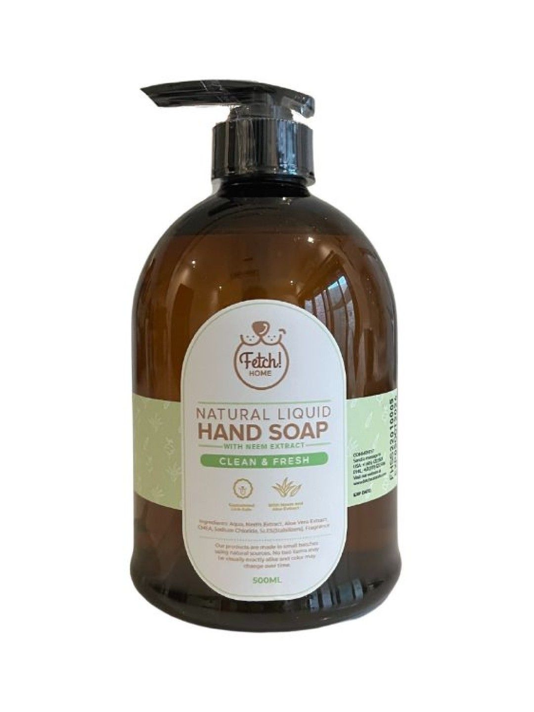 Fetch! Naturals Neem Natural Liquid Hand Soap (500ml) (No Color- Image 1)