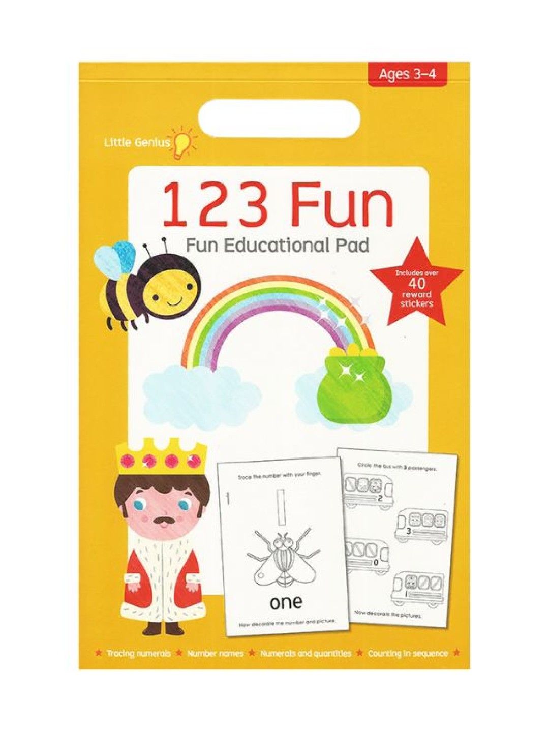 Learning is Fun Little Genius Fun Educational Pad - 123 Fun (No Color- Image 1)