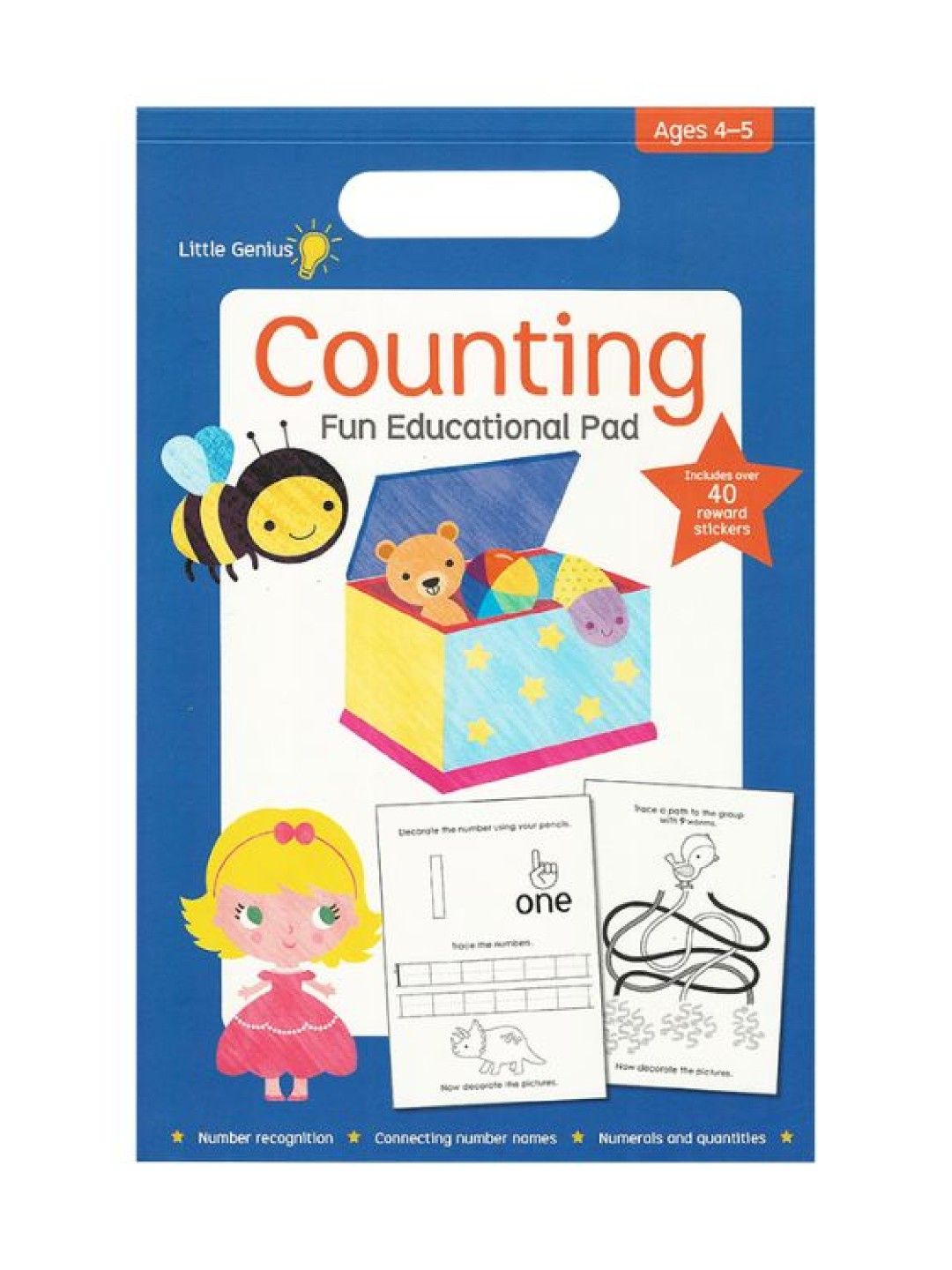 Learning is Fun Little Genius Fun Educational Pad - Counting (No Color- Image 1)