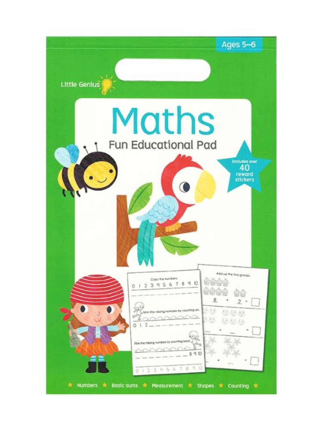 Learning is Fun Little Genius Fun Educational Pad - Maths (No Color- Image 1)