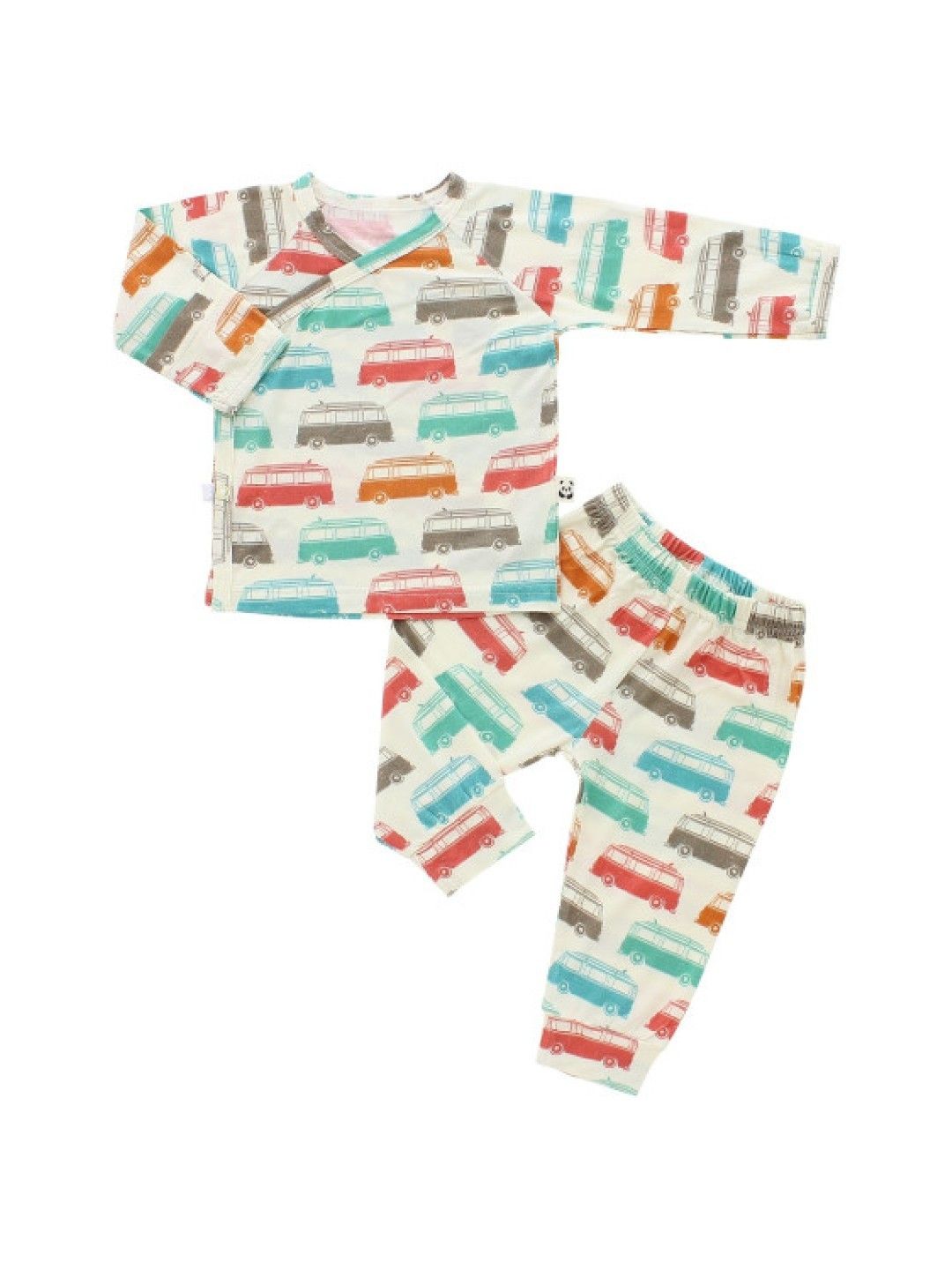 Bamberry Baby Vintage Cars Kimono PJ Set (No Color- Image 1)