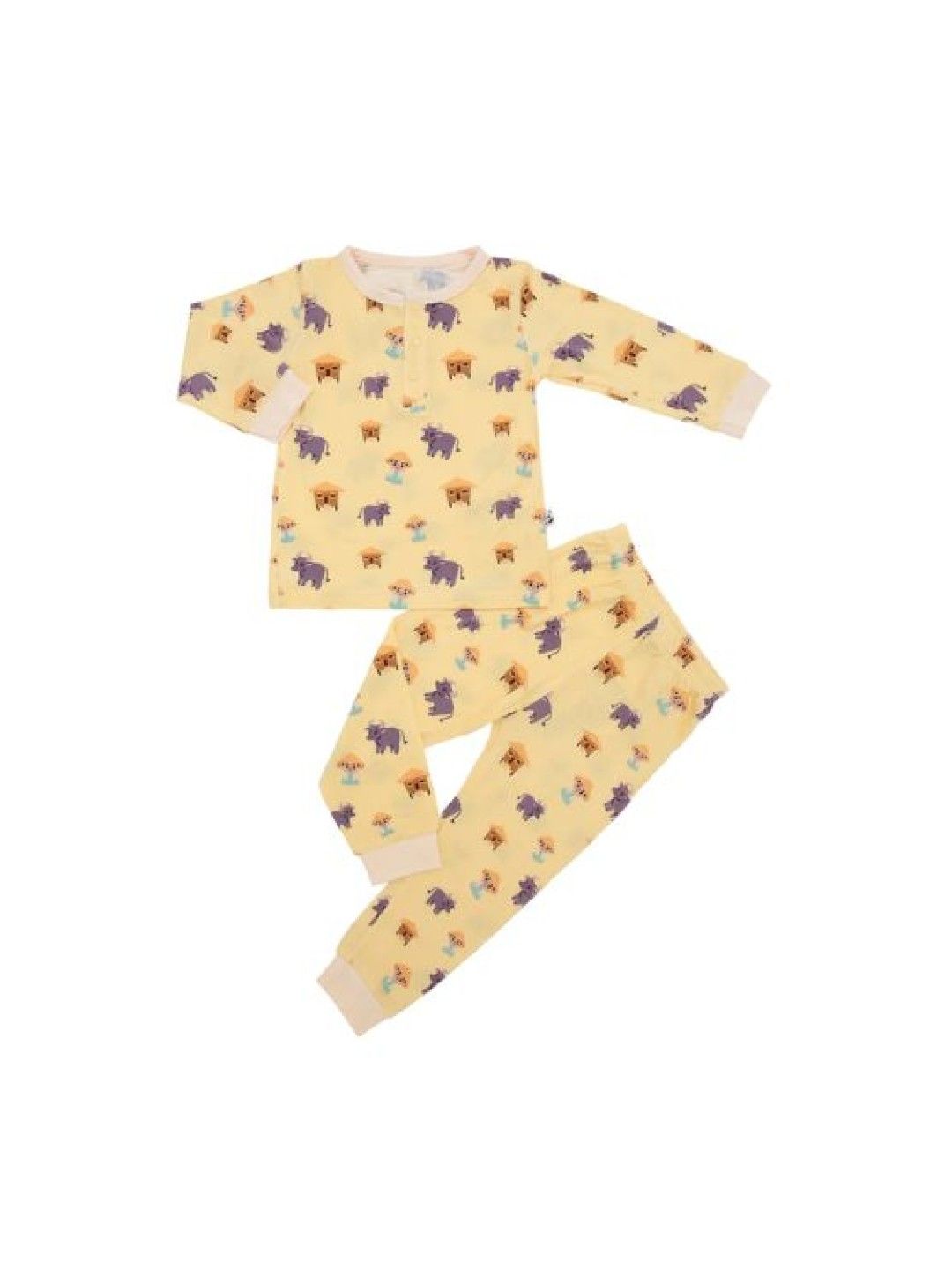 Bamberry Baby Long Sleeves PJ Set (Carabao- Image 1)