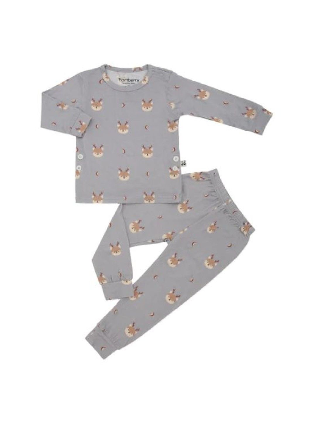 Bamberry Baby Long Sleeves Pajama Set (Deer) (No Color- Image 1)