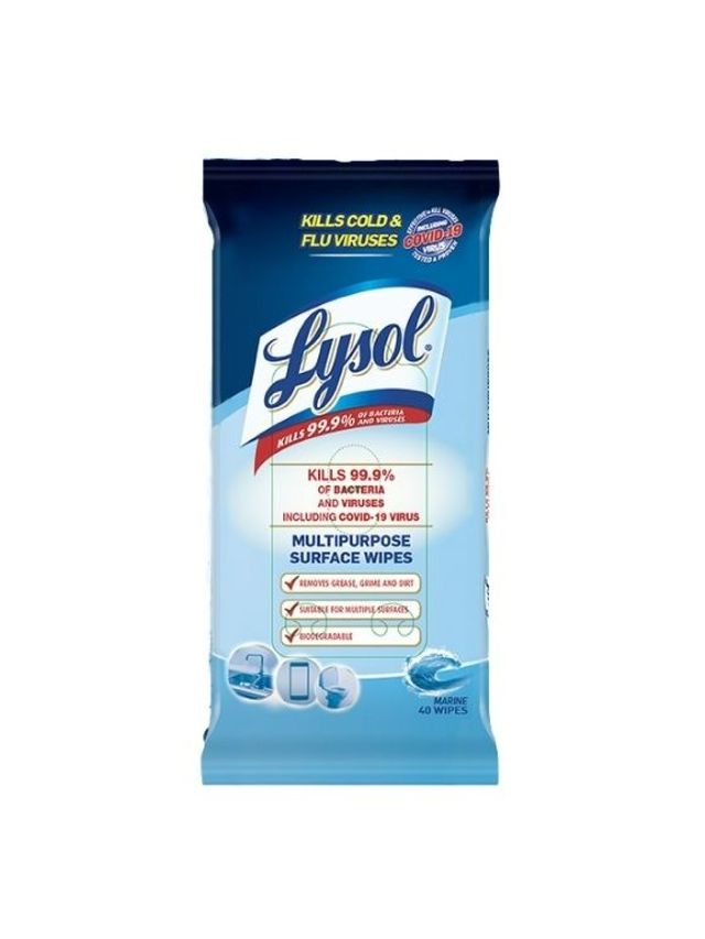 Lysol Surface Wipes Marine (40s)