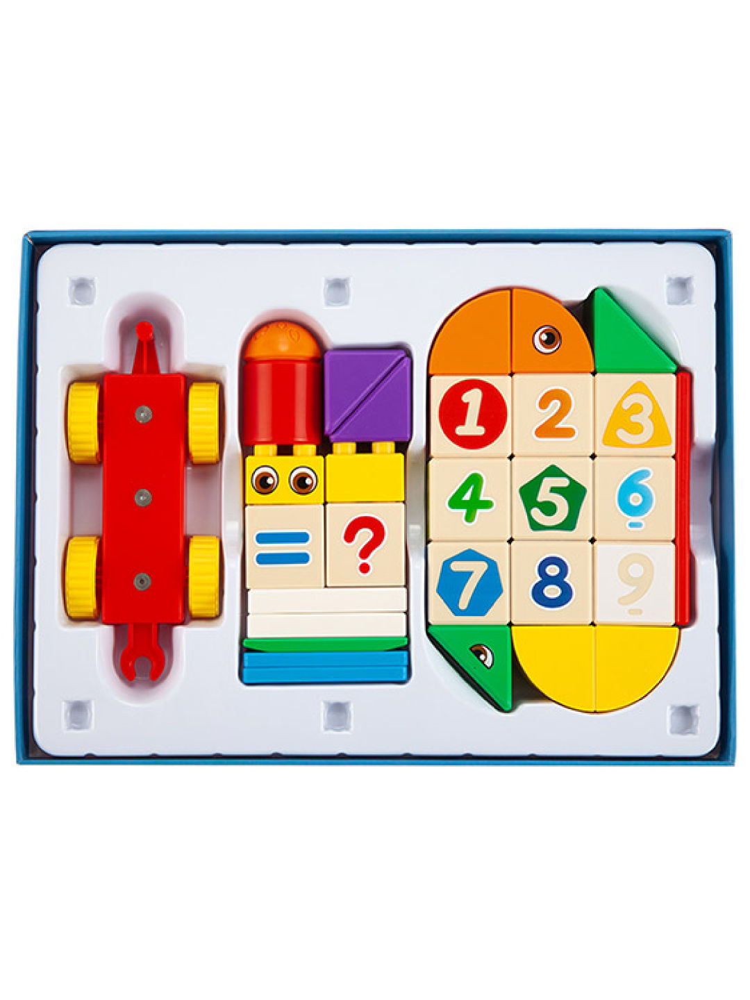 Alilo Magnetic Building Blocks - Stack & Count (No Color- Image 2)