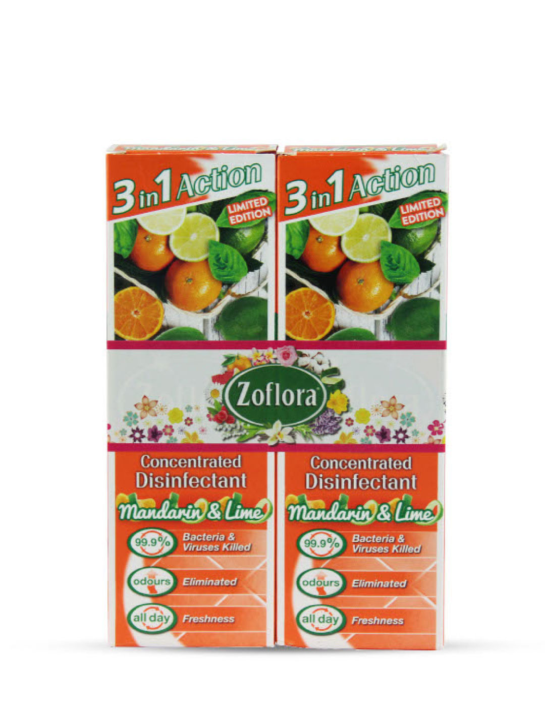 Zoflora Mandarin & Lime Disinfectant Spray 2-Pack (250ml)