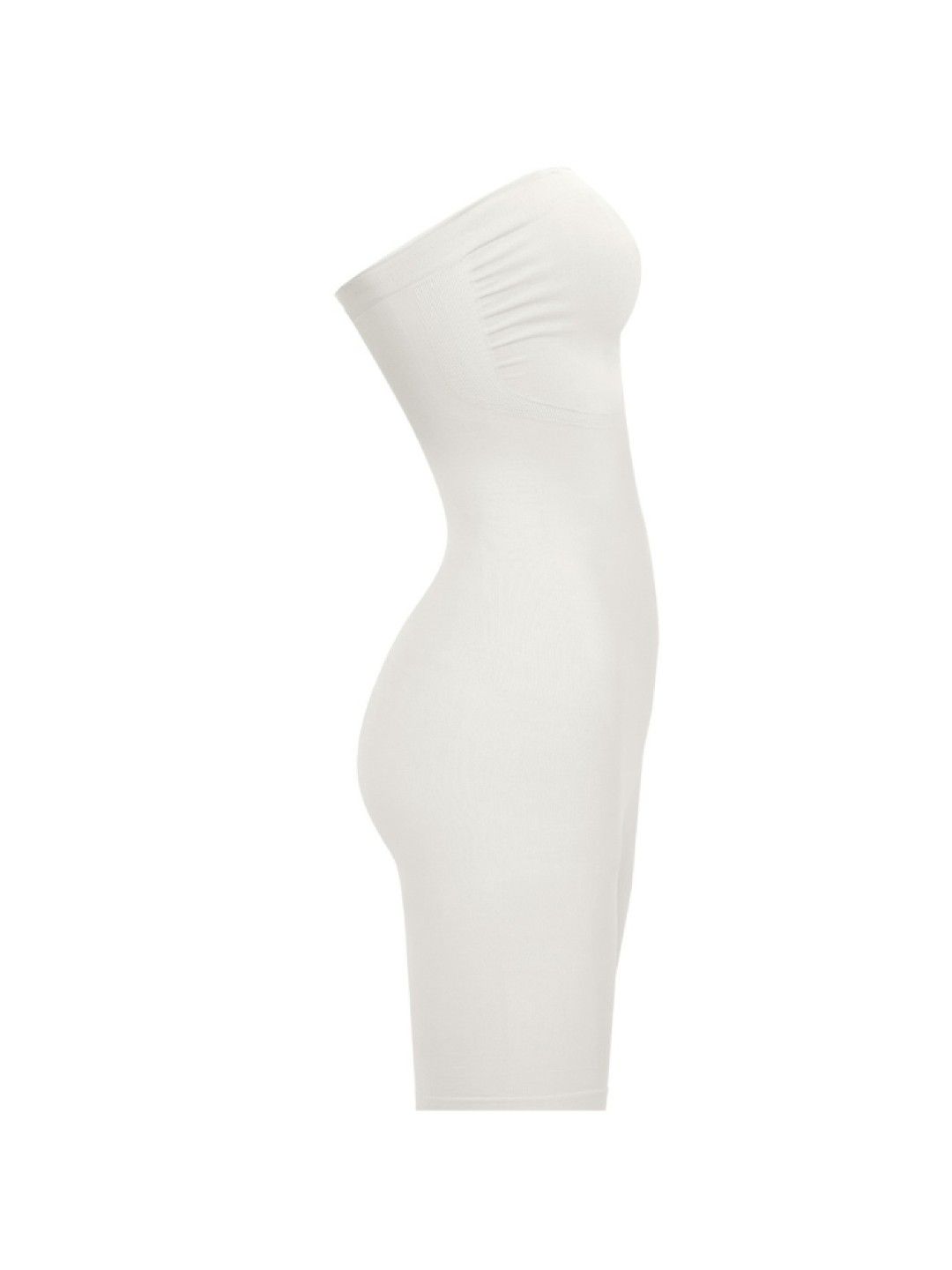 SOLÁ Sculpting Mid-Thigh Shapewear Bodysuit - by Kylie Verzosa (Milk- Image 2)