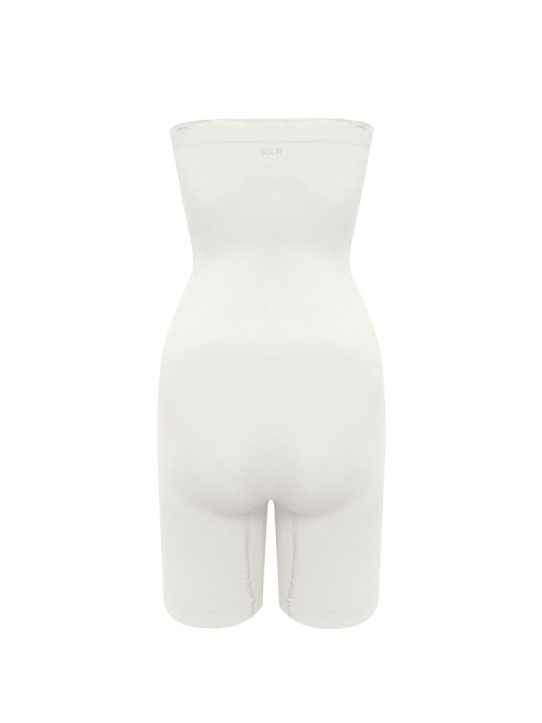 SOLÁ Sculpting Mid-Thigh Shapewear Bodysuit - by Kylie Verzosa (Milk- Image 3)