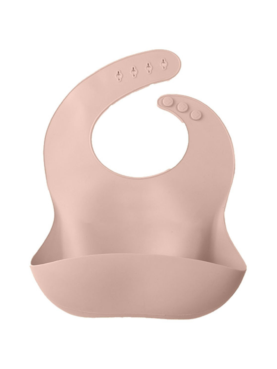 Bambina Minimalist Beeb Bib (Blush- Image 1)