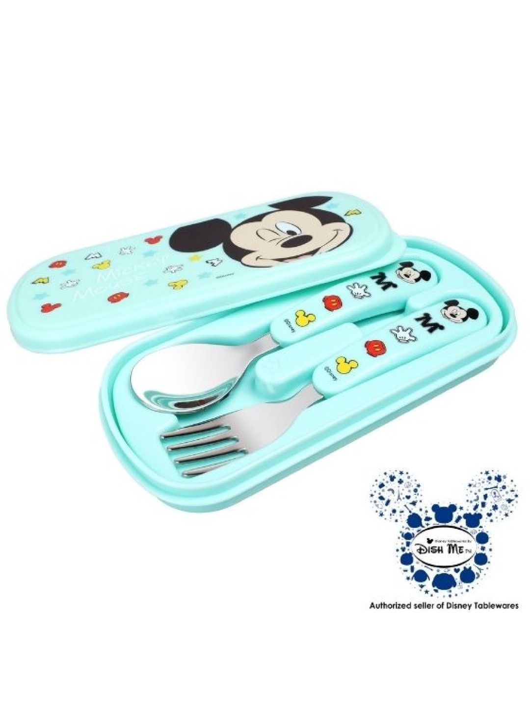 Dish Me PH Disney Mickey Mouse - Spoon & Fork Cutlery Set with Case (No Color- Image 2)