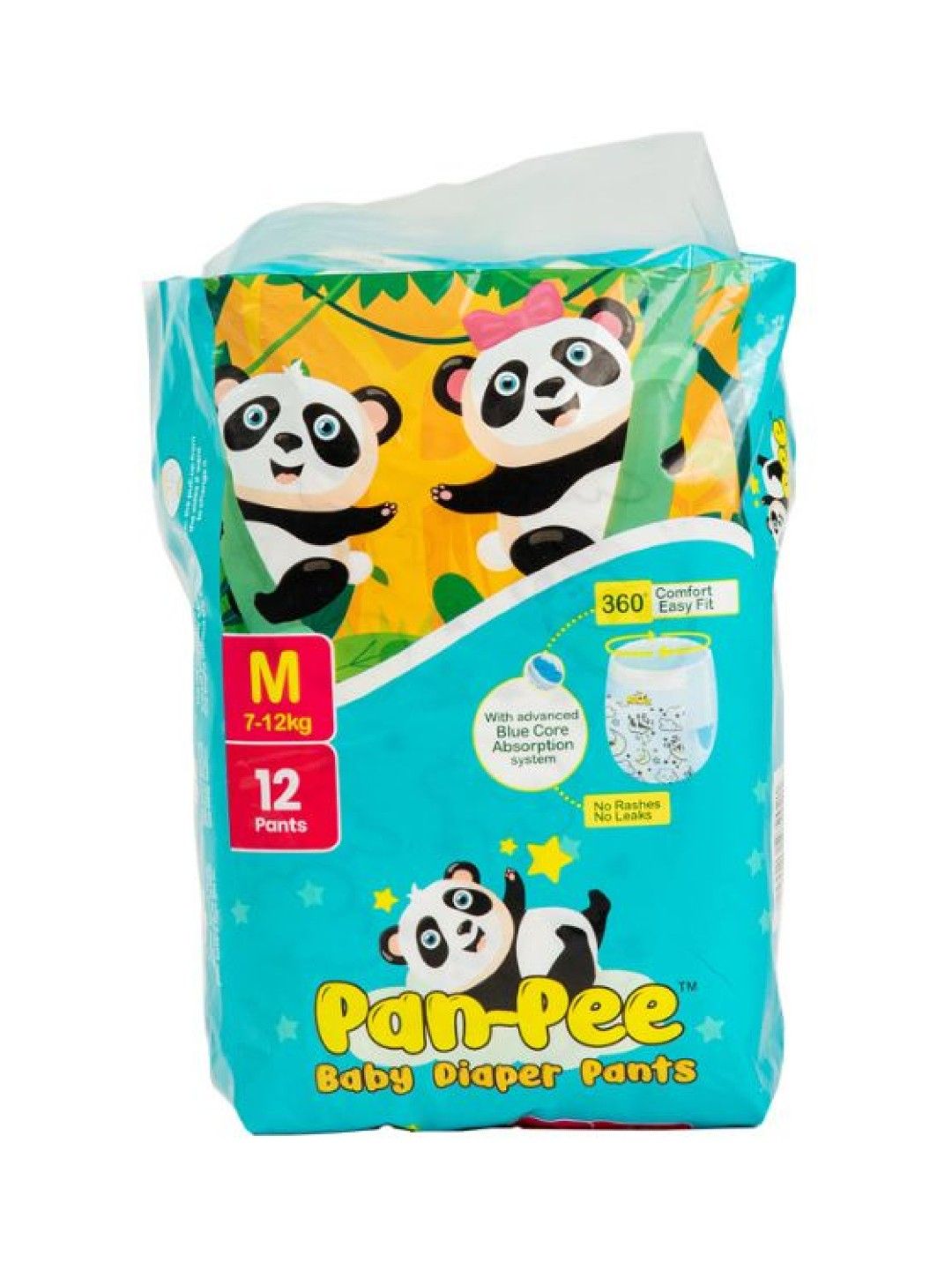 PanPee Baby Diaper Pants - Medium (12pcs)