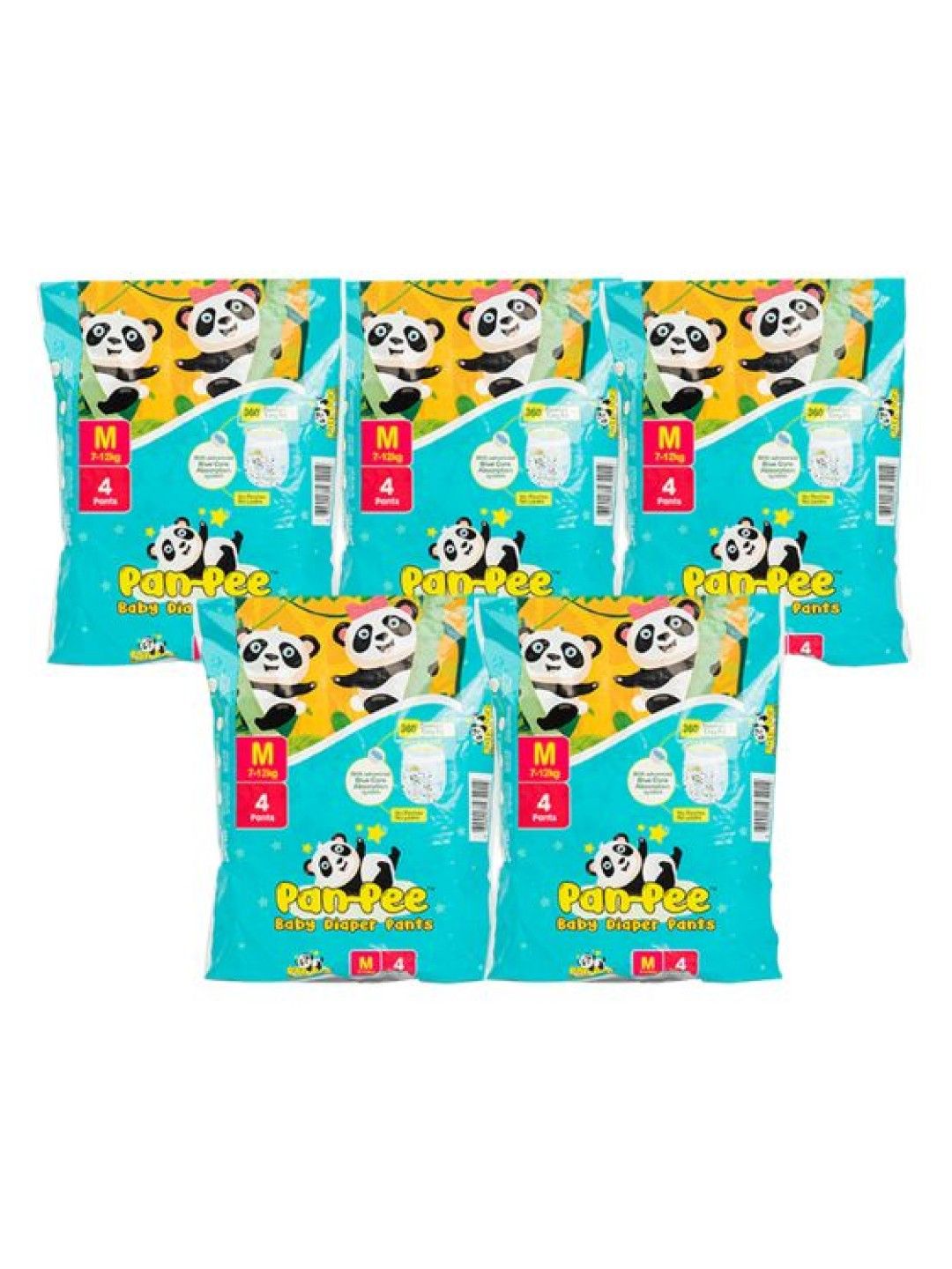 PanPee Baby Diaper Pants - Medium (20pcs) (No Color- Image 1)