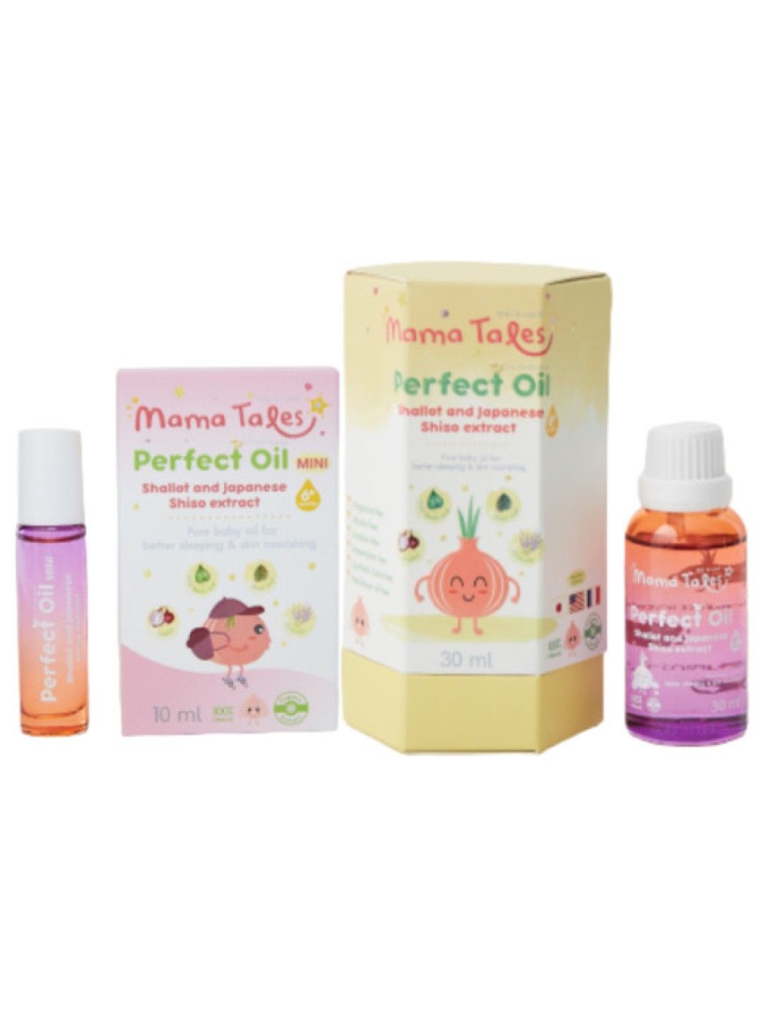 Mama Tales Perfect Oil No 1 Duo Set (10ml Roller + 30mnl Drop Size)