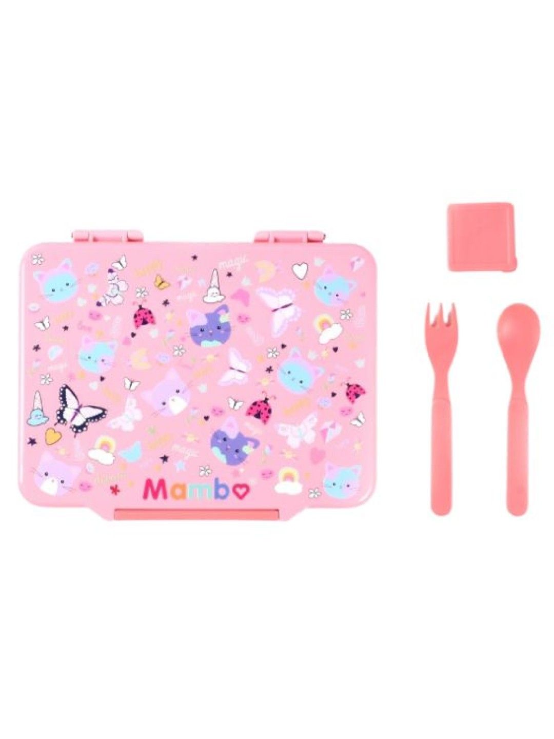 Mambo Mambo bento box with Spoon and Fork