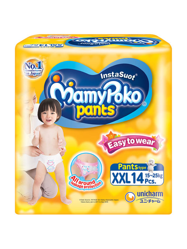 MamyPoko Easy To Wear Pants XXL (14 pcs) edamama