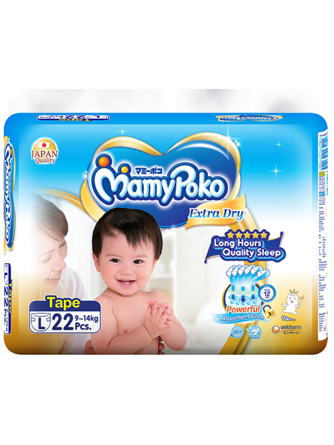 MamyPoko Extra Dry Tape Large (22 pcs)