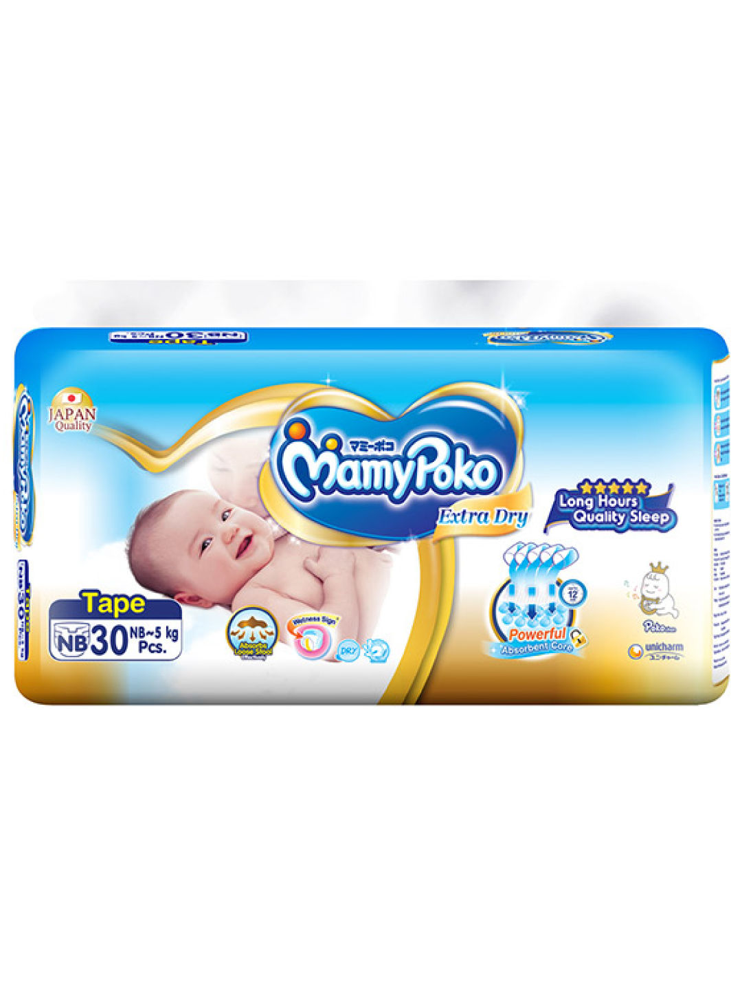 MamyPoko Extra Dry Tape Newborn (30 pcs)
