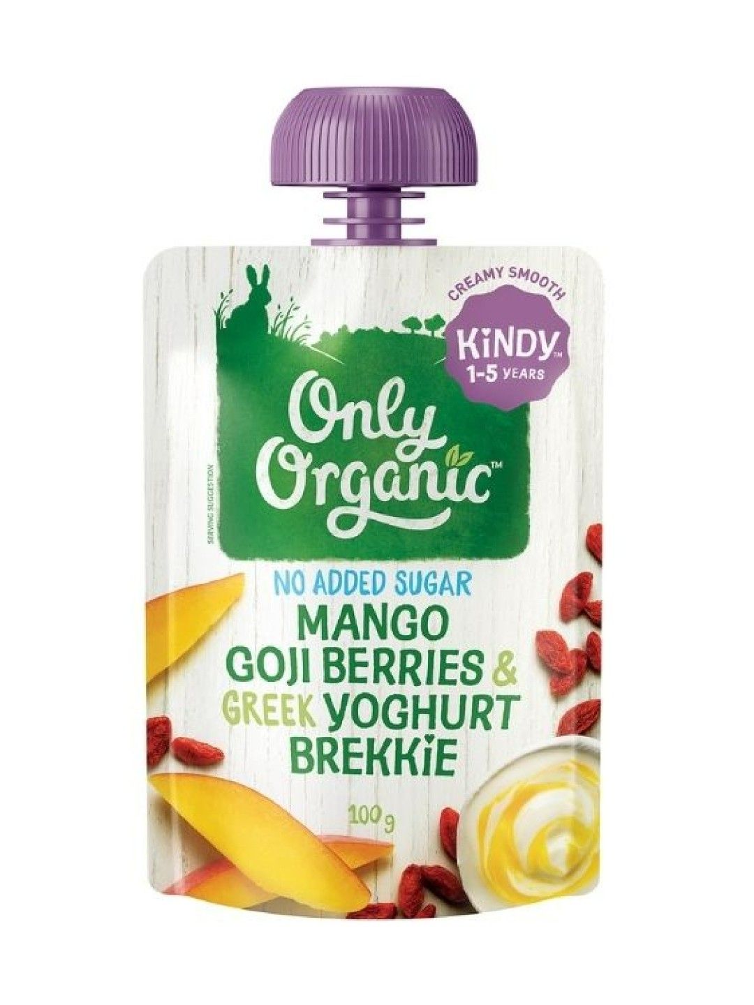 Only Organic Mango Goji Berries & Greek Yoghurt Brekkie (100g)