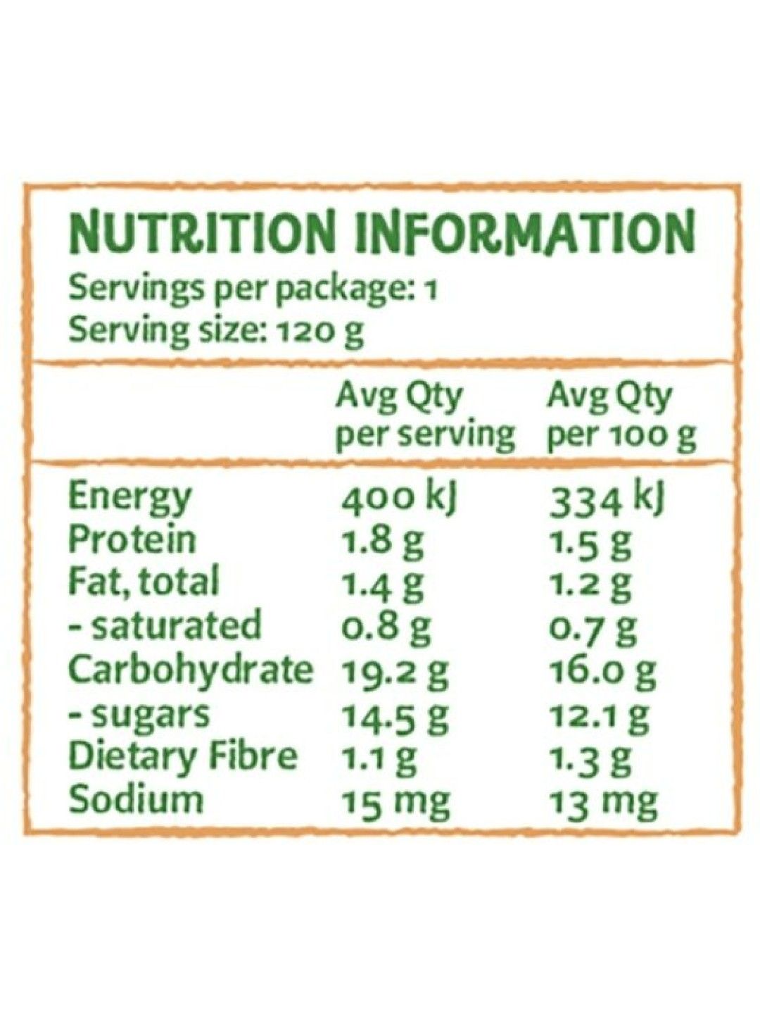 Only Organic Mango & Yoghurt Brekkie (120g) (No Color- Image 3)