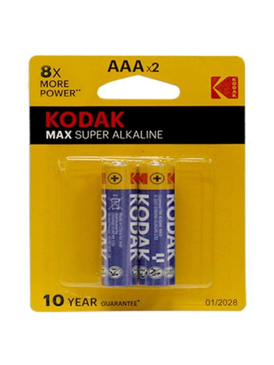 Kodak Max Alkaline AAA Battery 2's / card | edamama