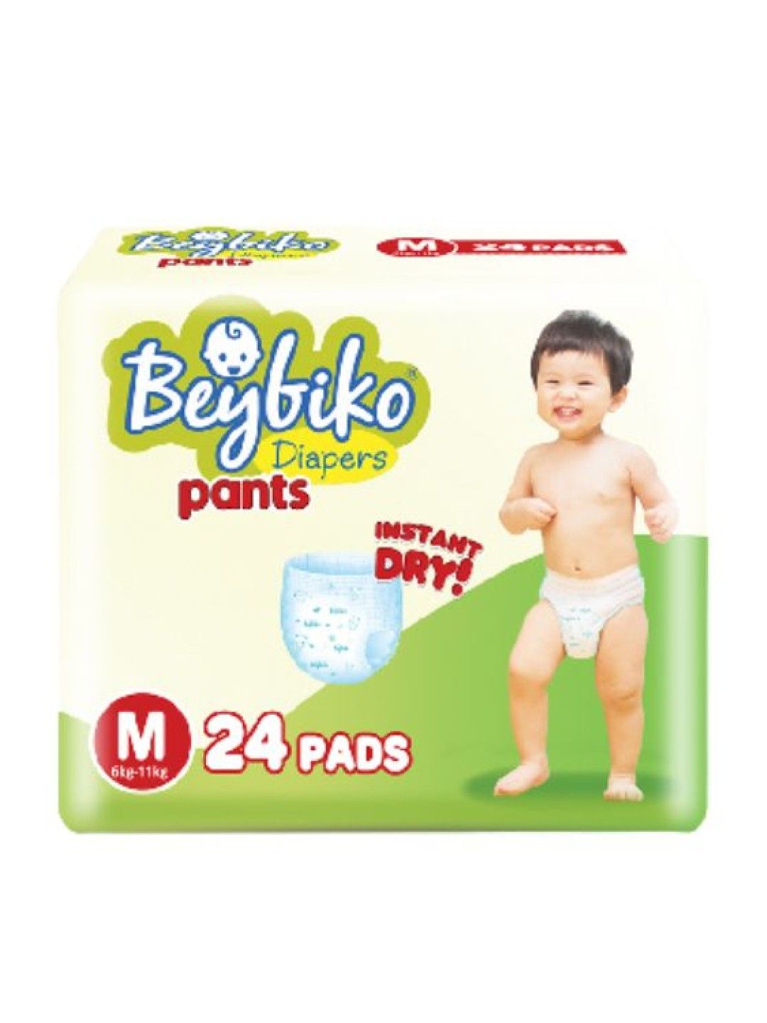 Beybiko Baby Diapers Pants Medium 24s (No Color- Image 1)