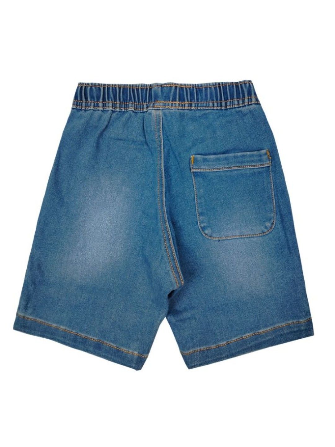 Grizzly Toddler Boys Denim Garterized Short with Pocket (Medium Wash- Image 2)
