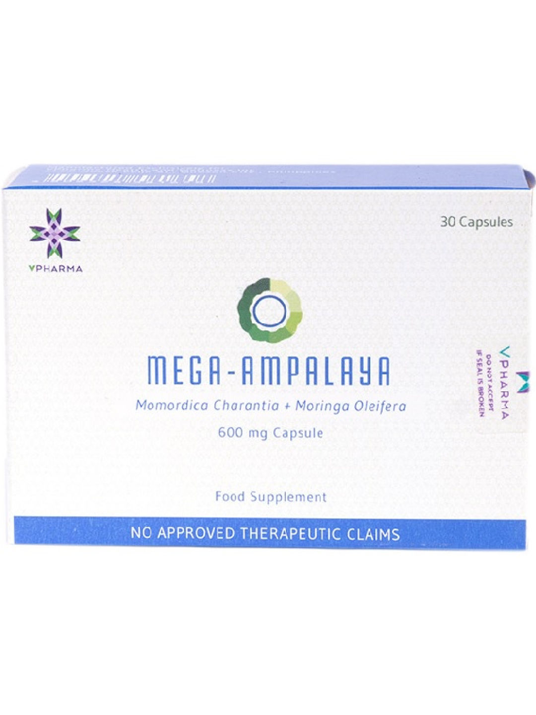 Mega-Ampalaya Mega-Ampalaya Capsules (30 capsules) (No Color- Image 1)