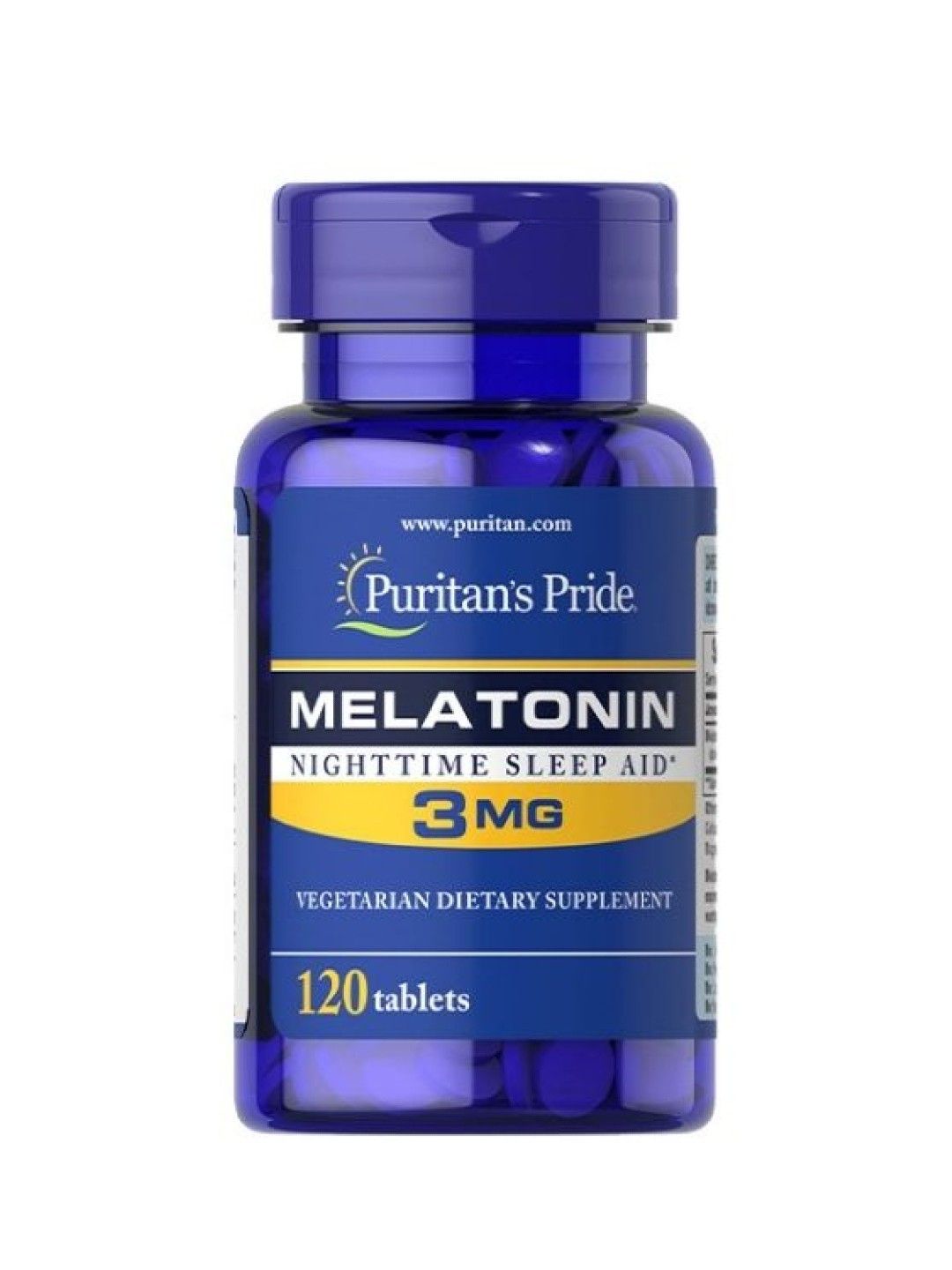 Puritan's Pride Melatonin 3 mg (120 tablets)