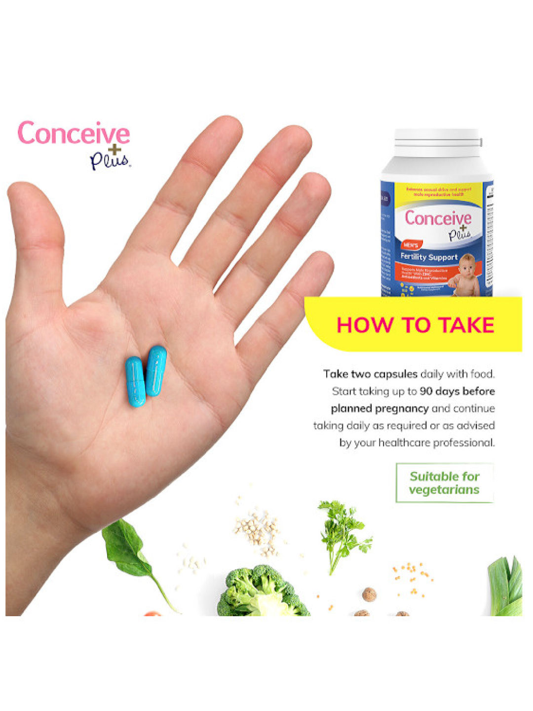 Conceive Plus Men's Fertility Support (No Color- Image 4)