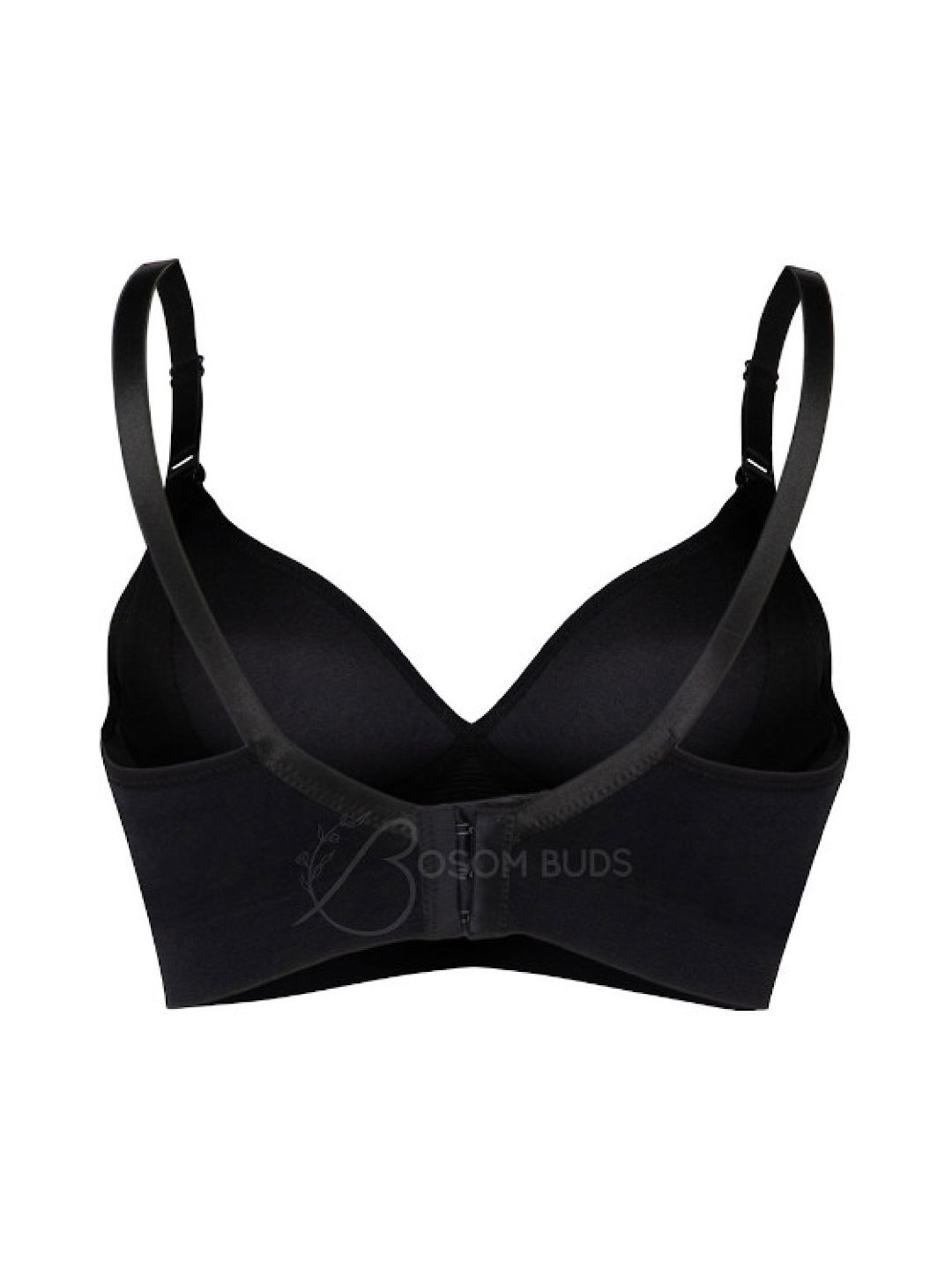 Bosom Buds Meredith T-Shirt Nursing Bra (Black- Image 2)