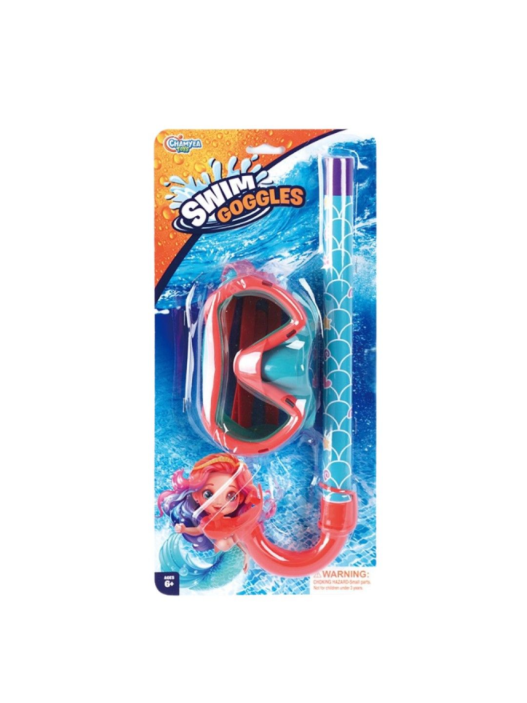 Kidsplay Swim Goggles Snorkel Set Mermaid (No Color- Image 3)