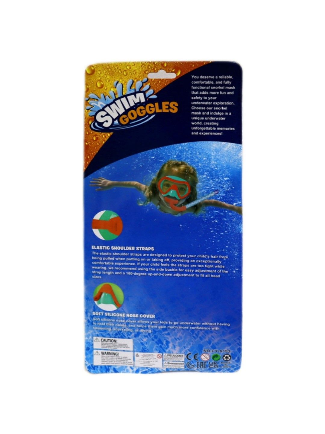 Kidsplay Swim Goggles Snorkel Set Mermaid (No Color- Image 4)