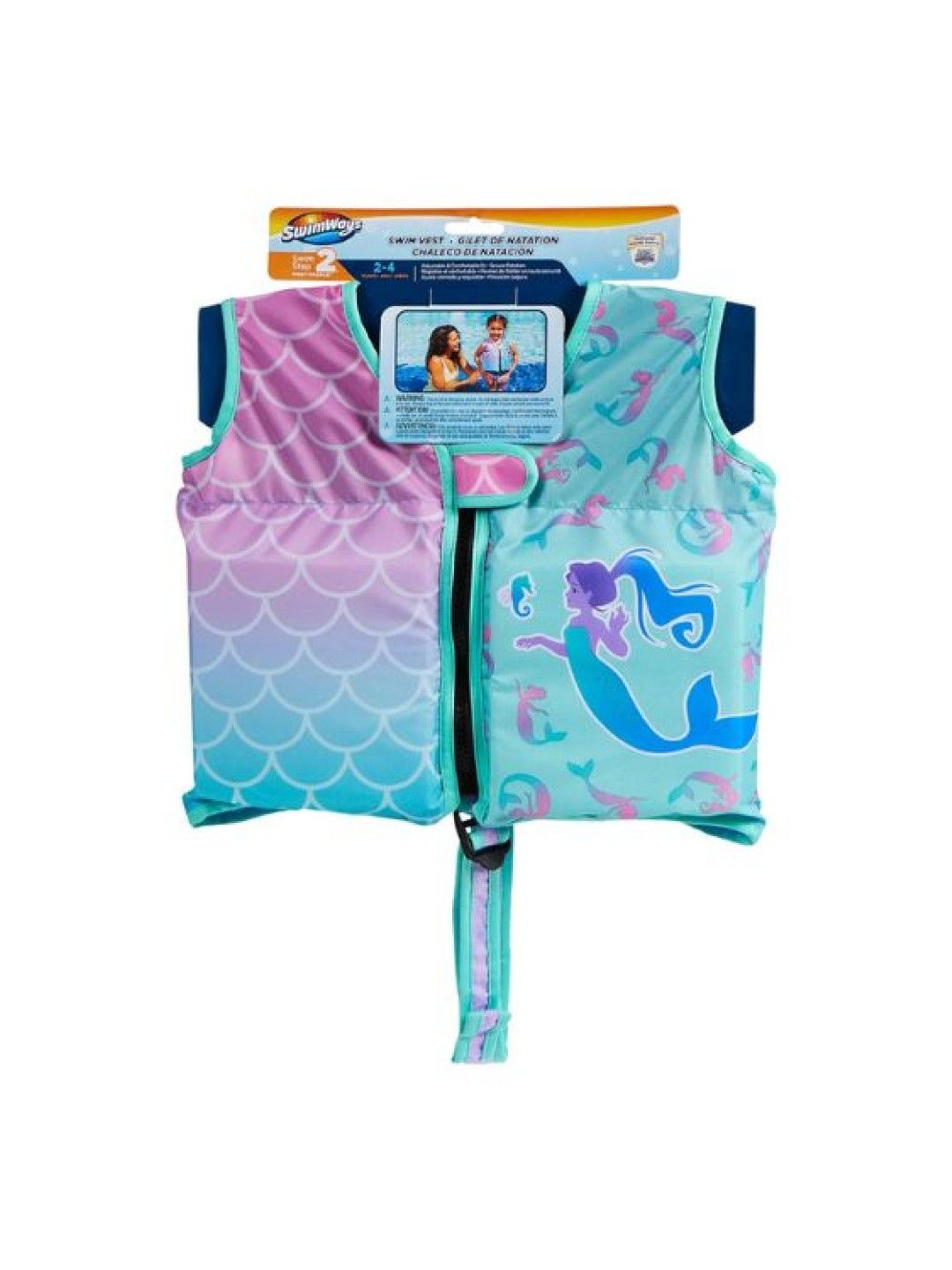 SwimWays Life Vest Jacket (Mermaid- Image 2)