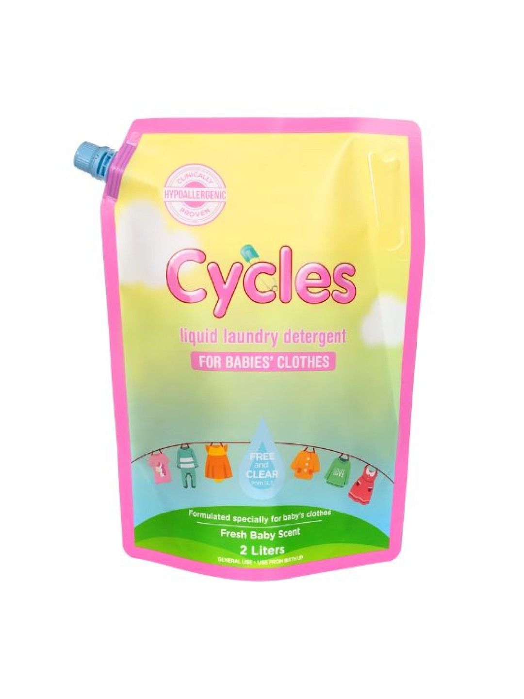 Cycles Mild Liquid Laundry Detergent 2L